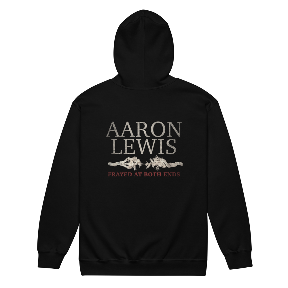 Frayed At Both Ends Zip Hoodie